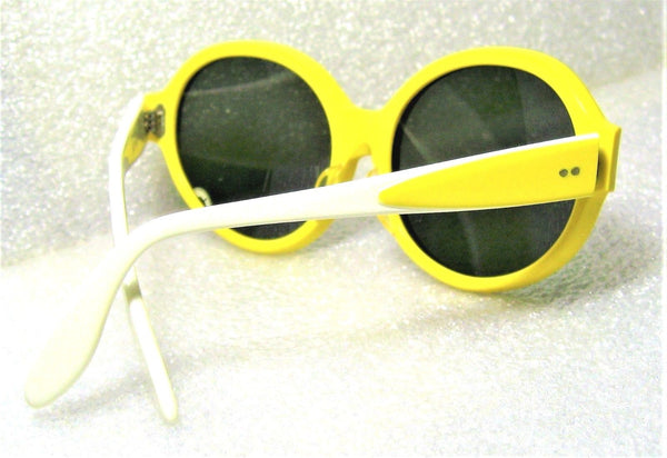 Ray-Ban USA *NOS Vintage 1960s *B&L Rare "Ketch" Ivory-Yellow *New Sunglasses - Vintage Sunglasses 