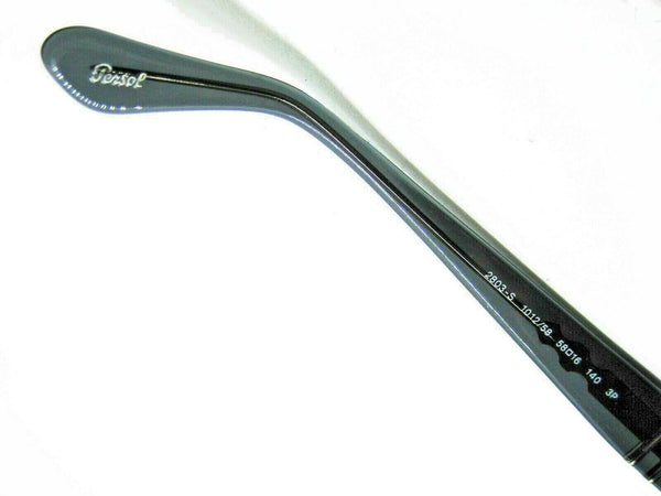 Persol Vintage 2803-S 1012/58 Irishman Ebony-Black 58-16 New In Box Sunglasses - Vintage Sunglasses 