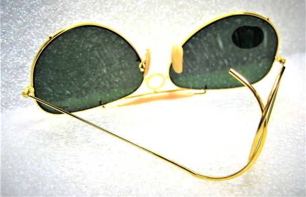 Ray-Ban USA NOS Vintage B&L Aviator SharpShooter Deluxe III 64mm New Sunglasses - Vintage Sunglasses 