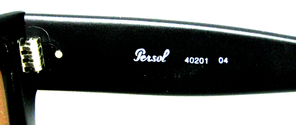 Persol Sport NOS Rare Ratti 40201 Miami Vice Orange lens Matte Black Sunglasses