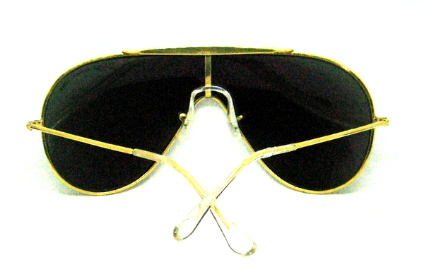 Ray-Ban USA Vintage B&L 1970s Rare Wings Uni lens Excellent Sunglasses & Case
