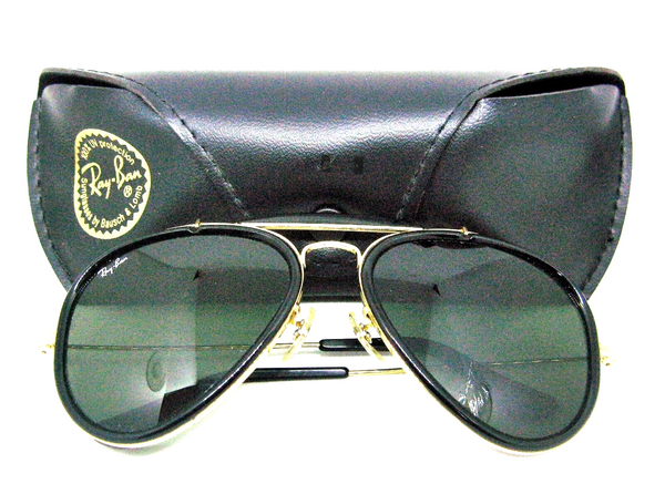 Ray-Ban USA NOS Vintage 1980s B&L Aviator Road Spirit W0744 Stl G New Sunglasses