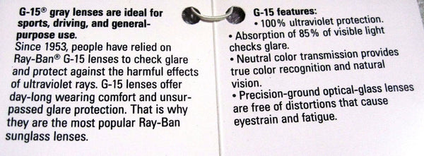 Ray-Ban USA Vintage NOS B&L Aviator Blk Leathers Fashion Metals W1565 Sunglasses - Vintage Sunglasses 