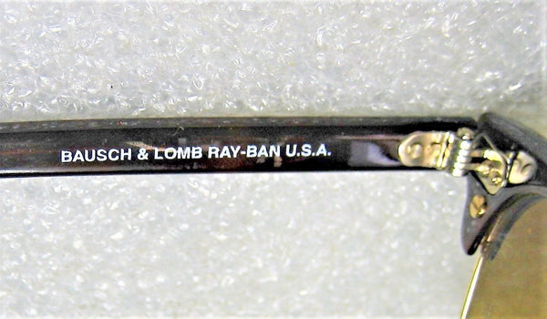 Ray-Ban USA NOS Vintage B&L Clubmaster Chromax W2052 Tortois NewInBox Sunglasses - Vintage Sunglasses 