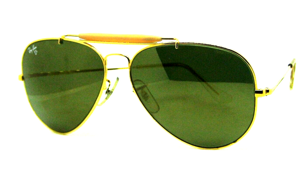 Ray-Ban USA B&L NOS Diamond Hard Aviator Outdoorsman II Bravura DpGrv Sunglasses