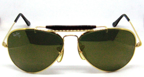 Ray-Ban USA B&L Mint Diamond Hard Aviator Outdoorsman 58mm W1508 Srvr Sunglasses
