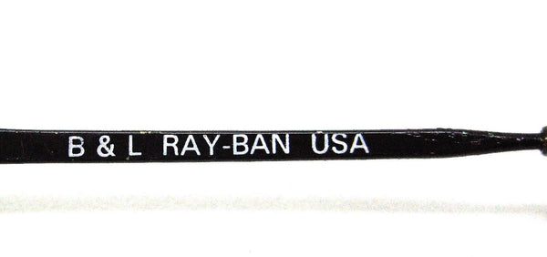 Ray-Ban USA Vintage B&L Inertia W2456 Sleek Black Chrome Wrap Rare Sunglasses