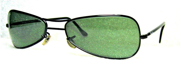Ray-Ban USA Vintage NOS B&L Orbs W2384 Sleek Black Chrome Wrap New Sunglasses