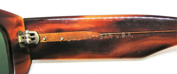 Ray-Ban USA Vintage 70s B&L Dekko Caballero W1015 ZZ-Top Wayfarer Sunglasses