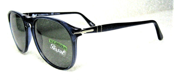 Persol Vintage 9649-S 1015/58 Rare Cobalto 55-18 Polarized New Sunglasses & Case - Vintage Sunglasses 