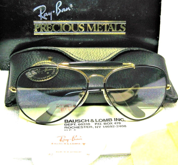 Ray-Ban USA Vintage *NOS B&L Aviator Precious Metals Photochromic TGM Sunglasses - Vintage Sunglasses 