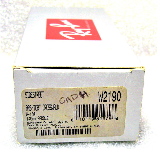 Ray-Ban USA*NOS Vintage B&L Tortuga "Crosswalk" W2190 SideStreet *NEW Sunglasses - Vintage Sunglasses 