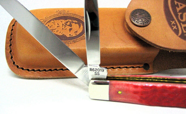 CASE XX USA 1889-1989 Centennial R62019SS Red Bone NIB English Jack Knife 02652