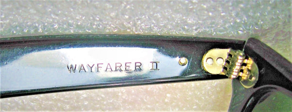 Ray-Ban USA NOS Vintage B&L Wayfarer II W1090 Aqua Blue Mosaic New Sunglasses - Vintage Sunglasses 