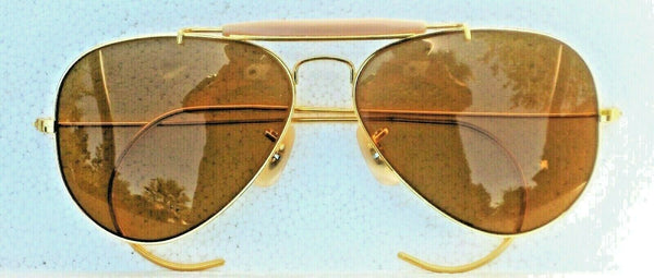 Ray-Ban USA Vintage 70s B&L Aviator Ambermatic PhotoChrom Deep Groove Sunglasses