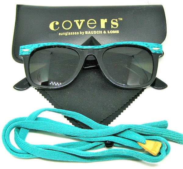 Ray-Ban USA Vintage B&L Wayfarer Covers W1873 Turquoise 46mm *Rare Sunglasses