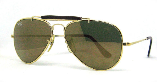 Ray-Ban USA B&L Mint Diamond Hard Aviator Outdoorsman 58mm W1508 Srvr Sunglasses