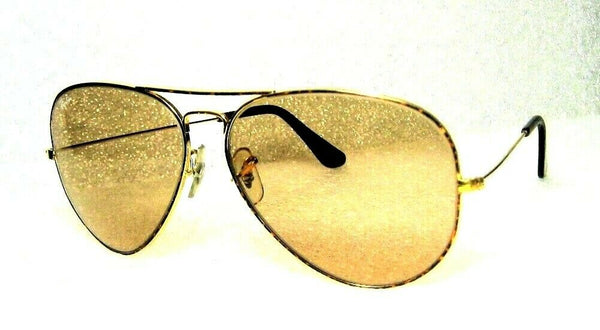 Ray-Ban USA Vintage B&L Aviator Tortuga Changeable Brwn L1712 Nr.Mint Sunglasses - Vintage Sunglasses 