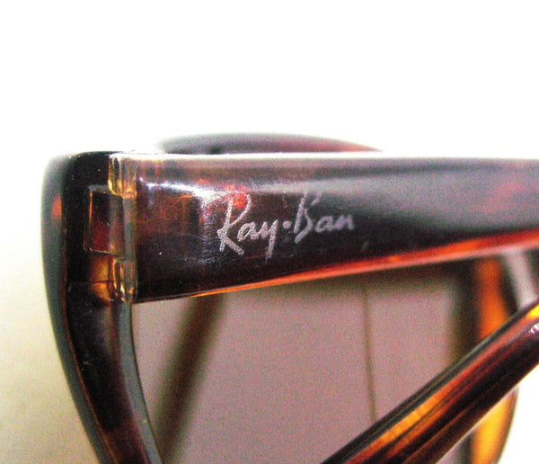 Ray-Ban NOS USA Vintage B&L 80s Predator 1 PS1 Mock Tortoise Z0730 Sunglasses