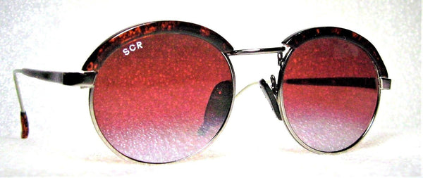SunclOud NOS Vintage Rare RENZO Tortoise Rnd Clubmaster Rose SCR DGM Sunglasses - Vintage Sunglasses 