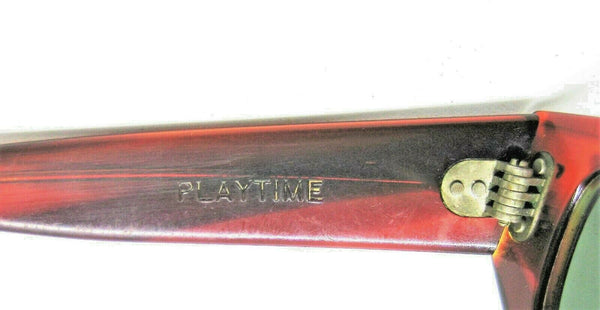 Vintage Ray-Ban USA 1950/60s B&L Rare Playtime Tortoise Cateye Sunglasses & Case