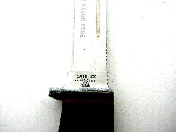 Case XX USA Vintage 1965-69 316-5 SSP Razor Edge Stainless Steel Hunting Knife