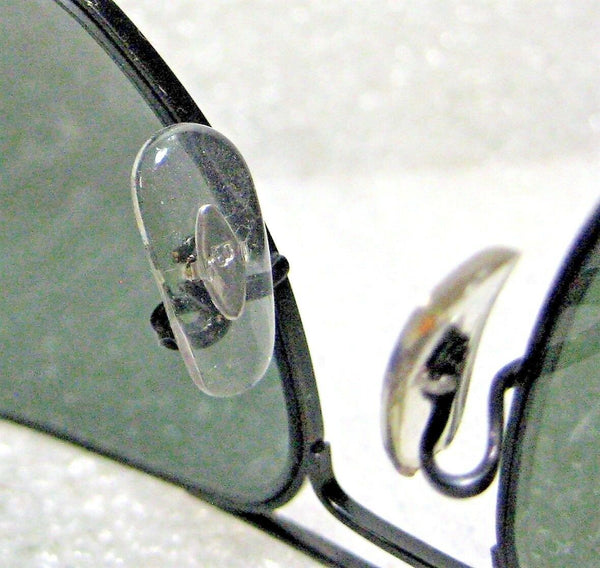 Ray-Ban USA Vintage B&L Aviator Caravan 58[]16 Black Chrome G-15 Mint Sunglasses - Vintage Sunglasses 
