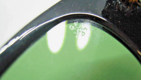 Persol Ratti Meflecto Vintage Cateye 70s Brevette Gloss Black NOS Sunglasses