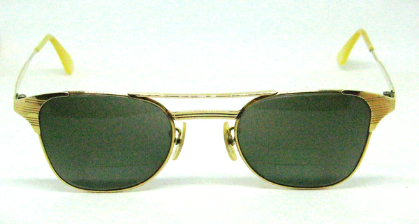 Ray-Ban USA Vintage 1940s B&L Signet 12kGF Classic Metals Sunglasses Frame &Case