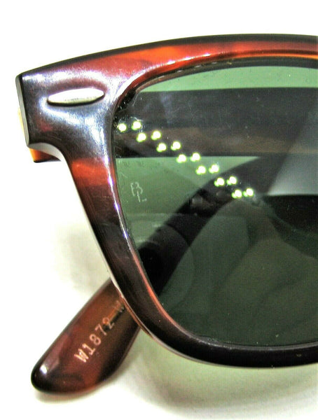 Ray-Ban USA Vintage B&L Wayfarer Covers W1872 Tortoise 46mm G-15 Sunglasses