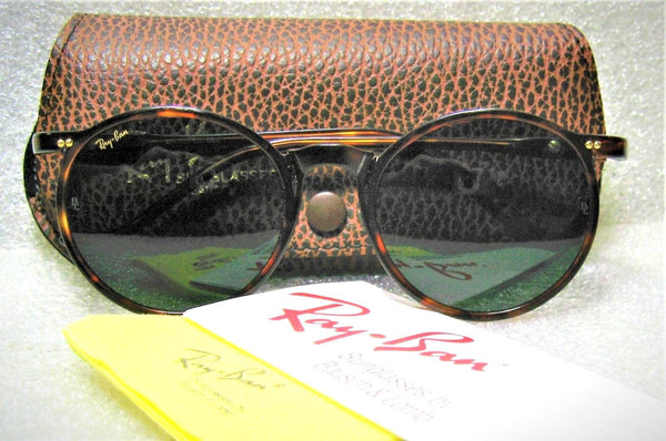 Ray-Ban USA Vintage NOS B&L Asbury Lemans Gatsby W1726 Round G-15 New Sunglasses - Vintage Sunglasses 