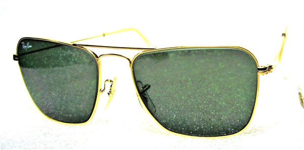 Ray-Ban USA Vintage NOS B&L Aviator Caravan L0226 Pilot 52 New Sunglasses & Case - Vintage Sunglasses 