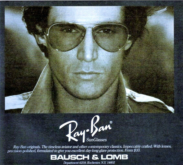Ray-Ban USA NOS Vintage B&L Aviator G15 Arista 24kGP 58mm EarWrap New Sunglasses - Vintage Sunglasses 