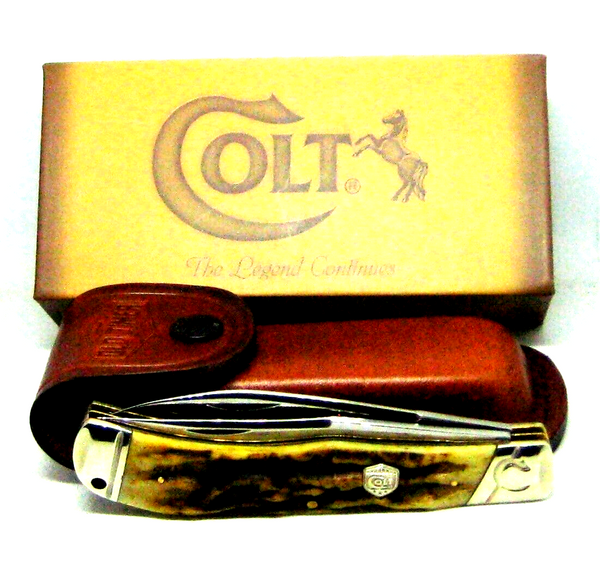 Colt "Big Guy" CT 587 Large Trapper Knife “The Legend Continues” NIB & Sheath