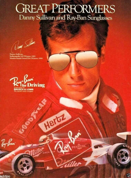 Vintage Ray-Ban USA B&L Aviator "Cobra" NASCAR Outdoorsman DGM NOS Z0424 Sunglasses