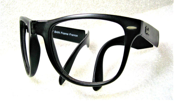 Ray-Ban USA Vintage B&L "Folding" *Rare Wayfarer II W0871 *Mint Sunglasses Frame - Vintage Sunglasses 
