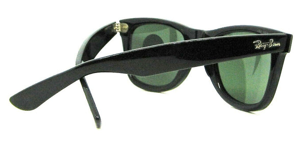 Ray-Ban USA NOS Vintage B&L Wayfarer L2009 G15 5024 Ebony New In Box Sunglasses