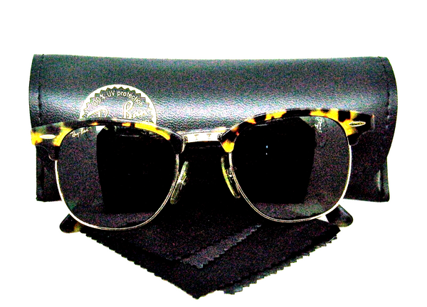Ray-Ban USA Vintage 80 B&L Clubmaster Antique Tortoise Wayfarer Mint Sunglasses