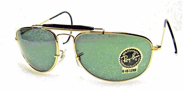 Ray-Ban USA Vintage NOS B&L Aviator Explorer 1992 Olympics W1077 New Sunglasses - Vintage Sunglasses 