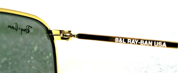 Ray-Ban USA *NOS Vintage B&L Mod-Aviator W1698 Pinpoint Etched *NEW Sunglasses - Vintage Sunglasses 