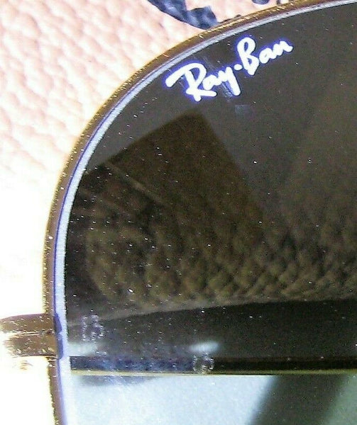 Ray-Ban Vintage NOS USA B&L Aviator Bullet Hole Shooter G-31 DGM New Sunglasses