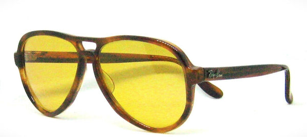 Ray-Ban USA NOS Vintage 70s B&L Aviator Ambermatic Vagabond New Sunglasses &Case