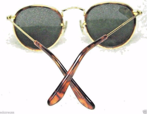 Ray-Ban USA Vintage *NOS B&L "Tortuga" Round W1675 Classic Metals NEW Sunglasses - Vintage Sunglasses 