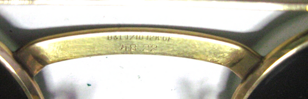 Ray-Ban USA Vintage 1940s B&L Signet 12kGF Classic Metals Sunglasses Frame &Case