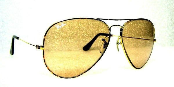 Ray-Ban USA Vintage B&L Aviator Tortuga Changeable Brwn L1712 Nr.Mint Sunglasses - Vintage Sunglasses 
