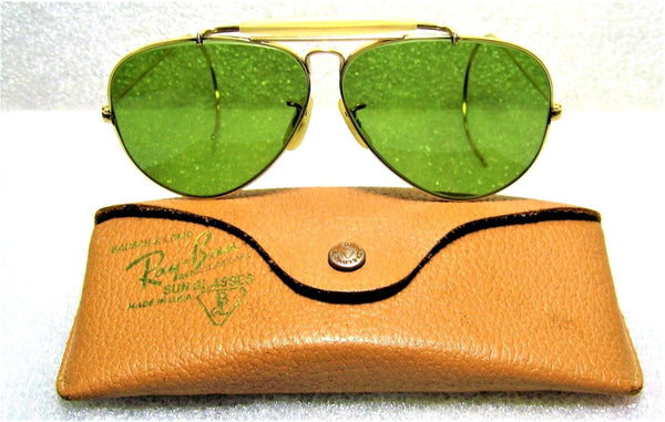 Vintage Ray-Ban USA 1950s *B&L Outdoorsman *RB-3 Aviator 12k GF *Mint Sunglasses - Vintage Sunglasses 