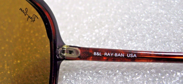 Ray-Ban USA *NOS Vintage B&L TraditionalS-B Ebony/Tortoise L1672 *NEW Sunglasses - Vintage Sunglasses 