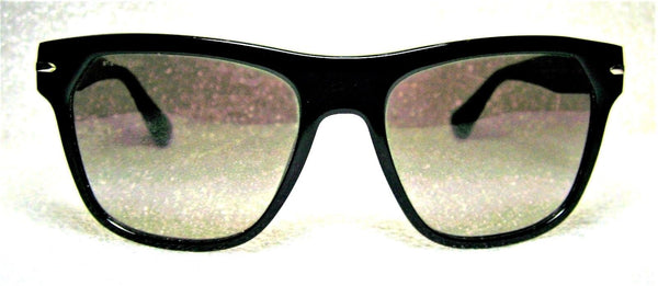 Prada *Mint Top Gradient SPR O3R 55[]18 Polished Ebony Sunglasses & Ray-Ban Case - Vintage Sunglasses 