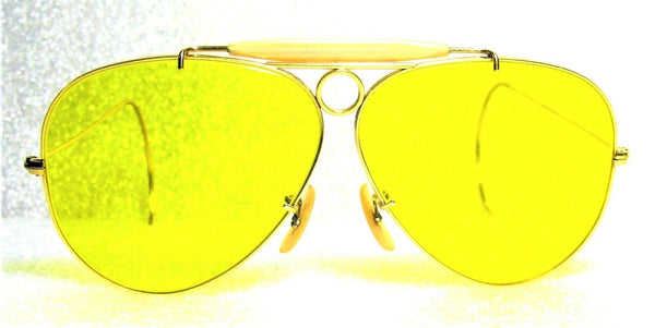 Ray-Ban USA Vintage B&L Aviator Kalichrome Bullet Hole Shooter Exlent Sunglasses - Vintage Sunglasses 