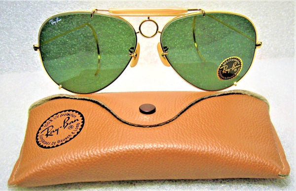 Ray-Ban USA NOS Vintage B&L Aviator SharpShooter Deluxe III 64mm New Sunglasses - Vintage Sunglasses 